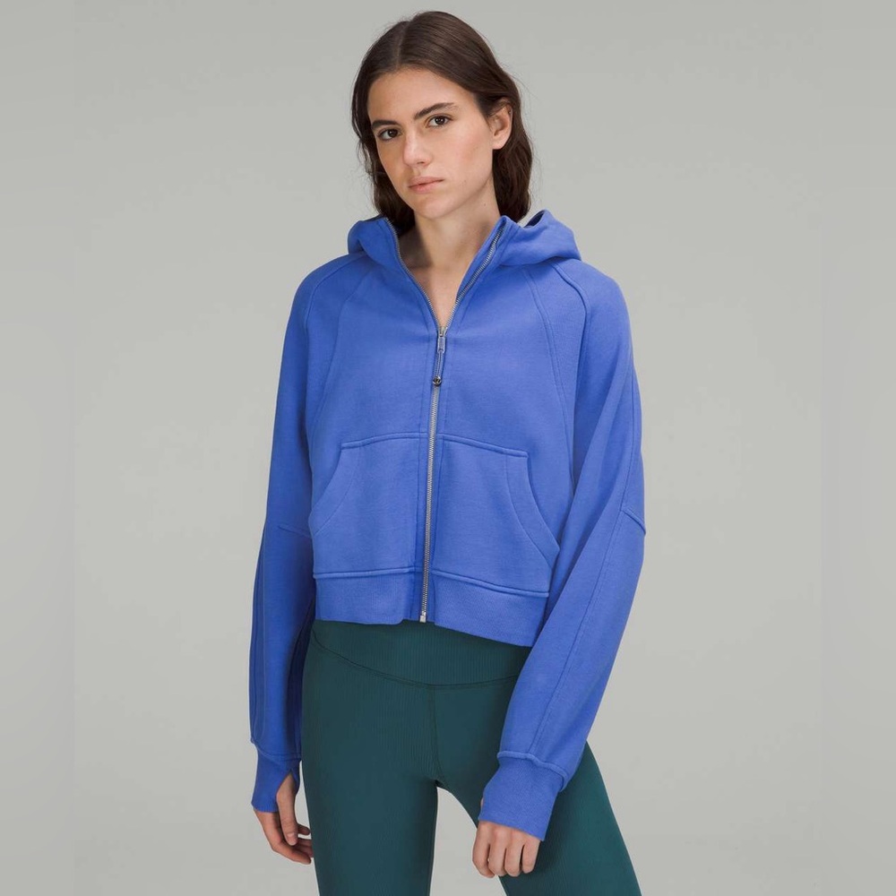 Lululemon Oversized Full Zip Scuba Hoodie - Wild Indigo M/L
